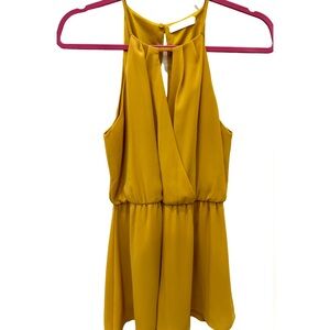 Lush Mustard Yellow Romper